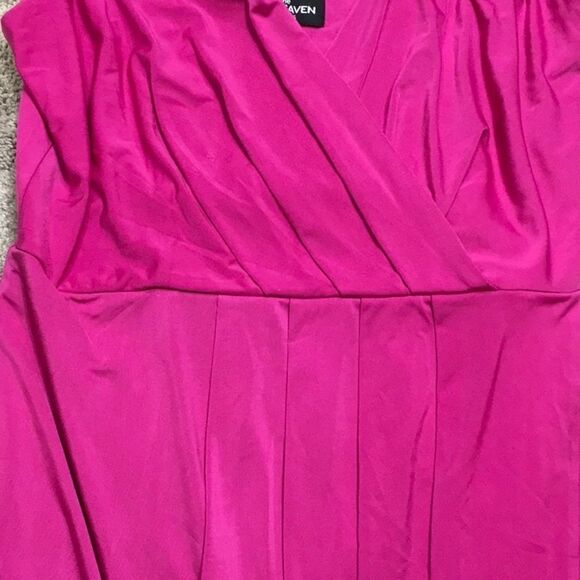 Pink wrap mini dress. New - Picture 15 of 16